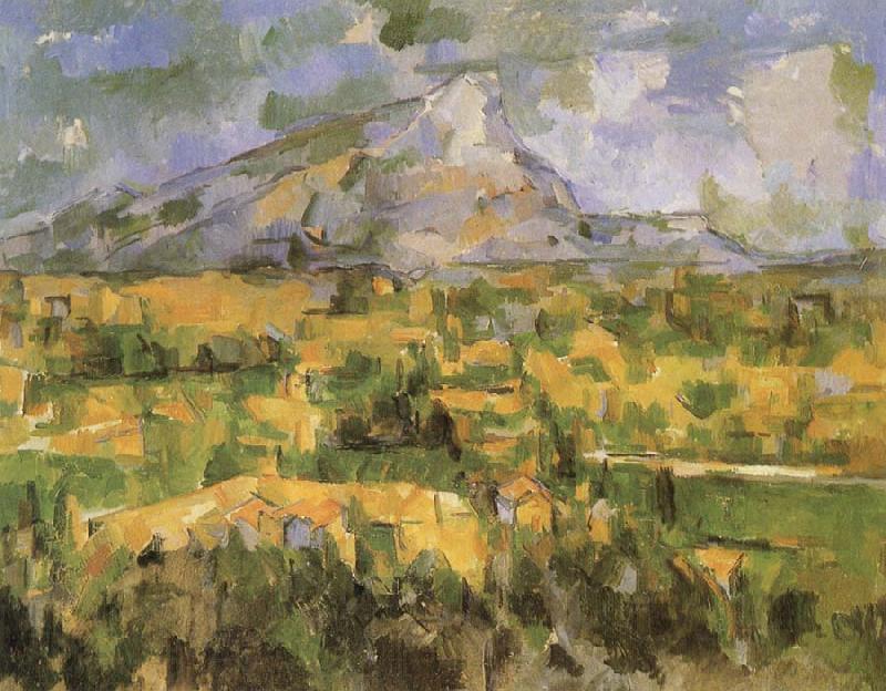 Paul Cezanne Mont Sainte-Victoire considering of Lesson Lauves Spain oil painting art